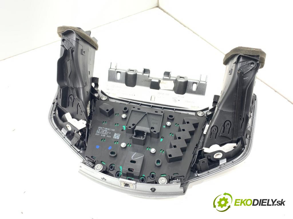 FORD FIESTA MK7 liftback 2012 51 kW 1.4 TDCi 1399 Panel ovládania radia 8A6T18K811AD (Prepínacie páčky pod volantom)