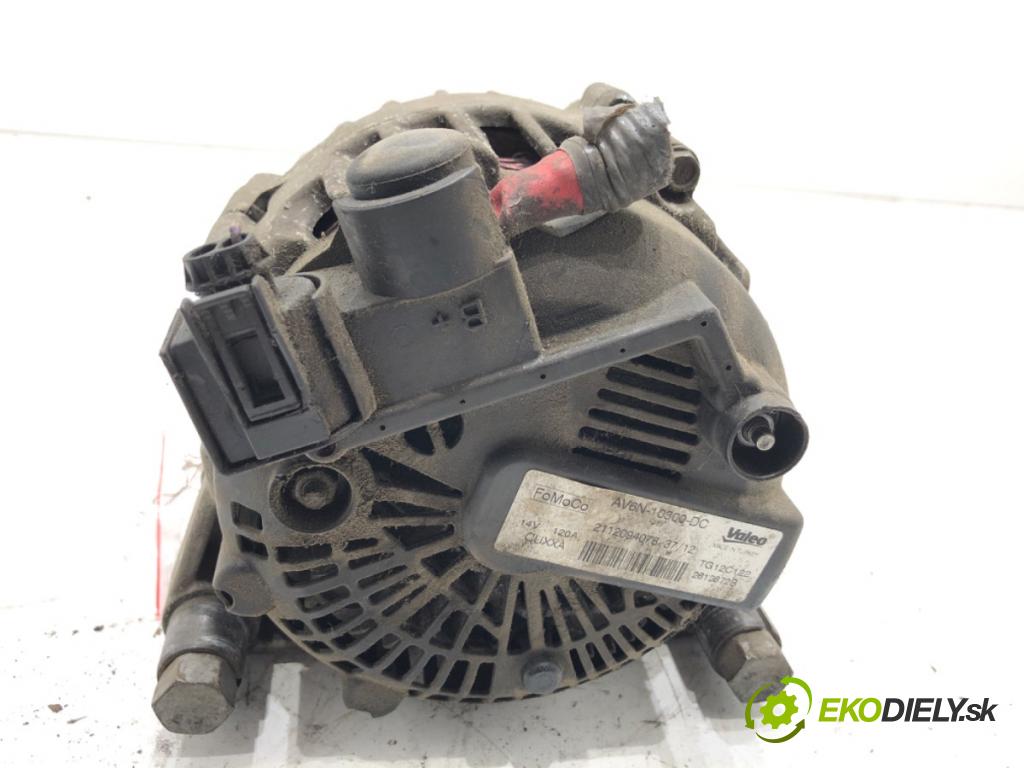 FORD FIESTA MK7 liftback 2012 51 kW 1.4 TDCi 1399 Alternátor AV6N-10300-DC (Alternátor)