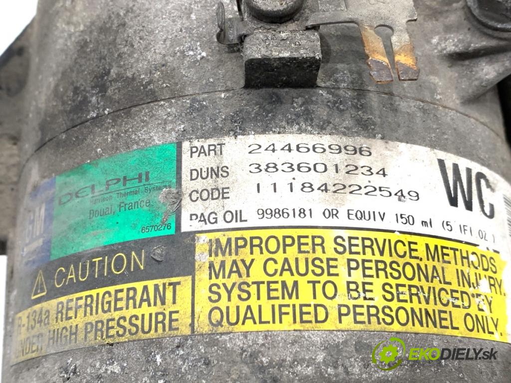 OPEL ASTRA H liftback 2004 74 kW 1.7 CDTI (L48) 1686 Kompresor klimatizácie 24466996 (Kompresor klimatizácie)