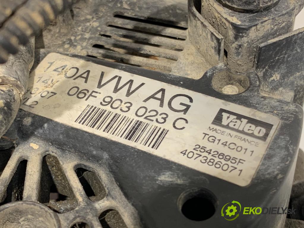 VW CADDY III Nadwozie pełne/minivan 2005 51 kW 2.0 SDI 1968 Alternátor 06F903023C (Alternátor)
