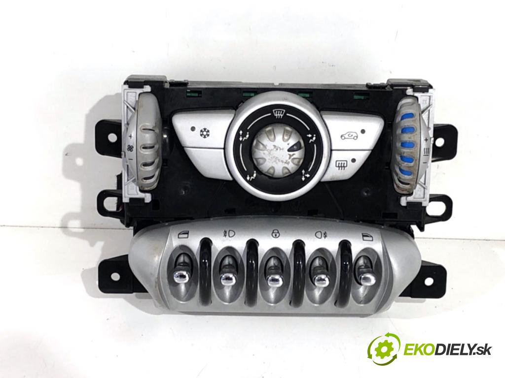 MINI R56 liftback 2008 80 kW Cooper D 1560 Panel ovládania kúrenia 3452259 (Prepínacie páčky pod volantom)