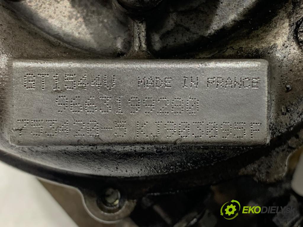 MINI R56 liftback 2008 80 kW Cooper D 1560 turbo 9663199280 (Kompletní turbodmychadlo)