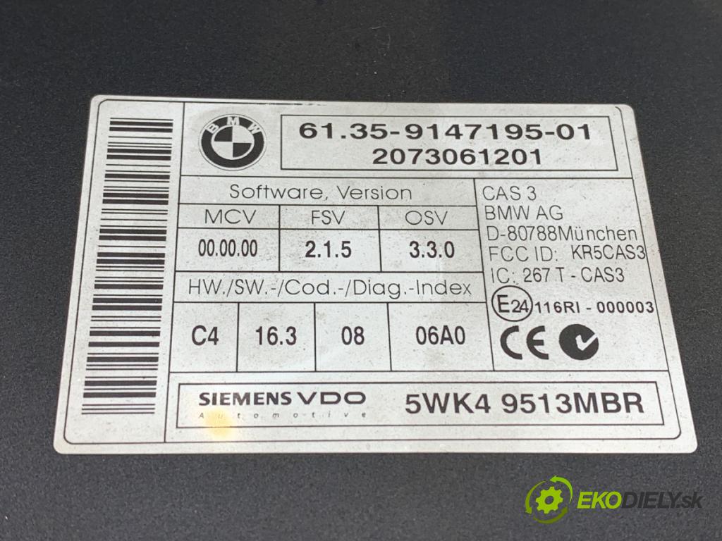 MINI R56 liftback 2008 80 kW Cooper D 1560 Modul komfortu 9147195 (Modul komfortu)