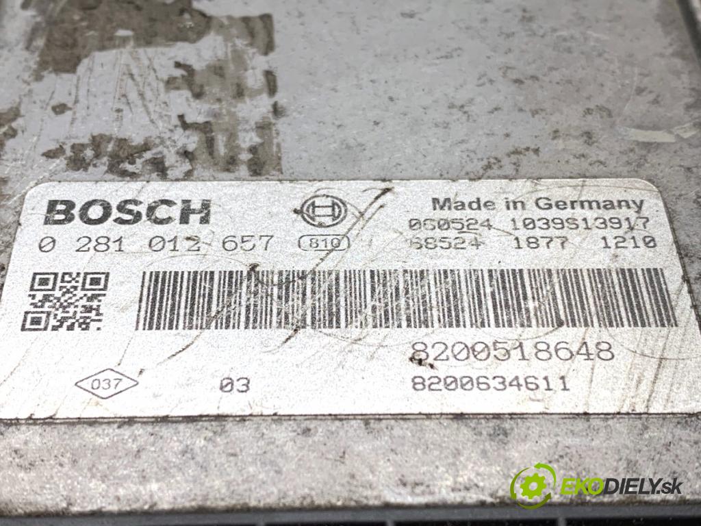 SUZUKI GRAND VITARA II samochód terenowy zamknięty 2007 95 kW 1.9 DDiS (JB419WD, JB419XD) 1870 riadiaca jednotka Motor 0281012657 (Riadiaca jednotka)