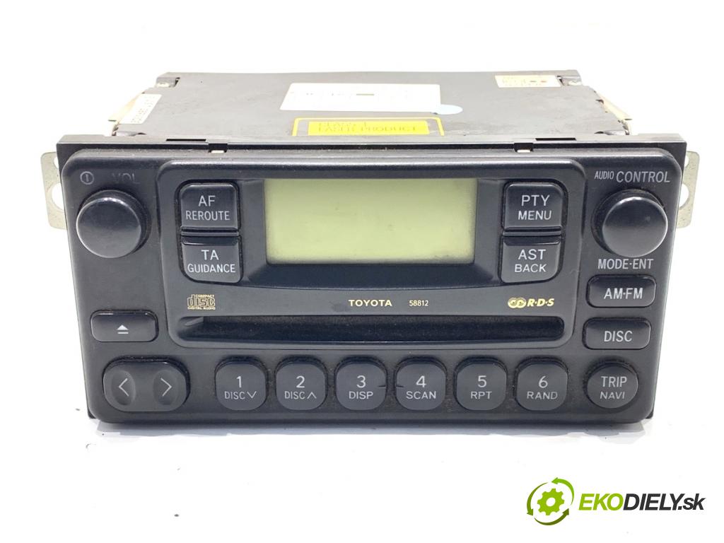 TOYOTA RAV 4 II SUV 2005 85 kW 2.0 D 4WD (CLA20_, CLA21_) 1995 RADIO 86120-42130 (Audio zařízení)