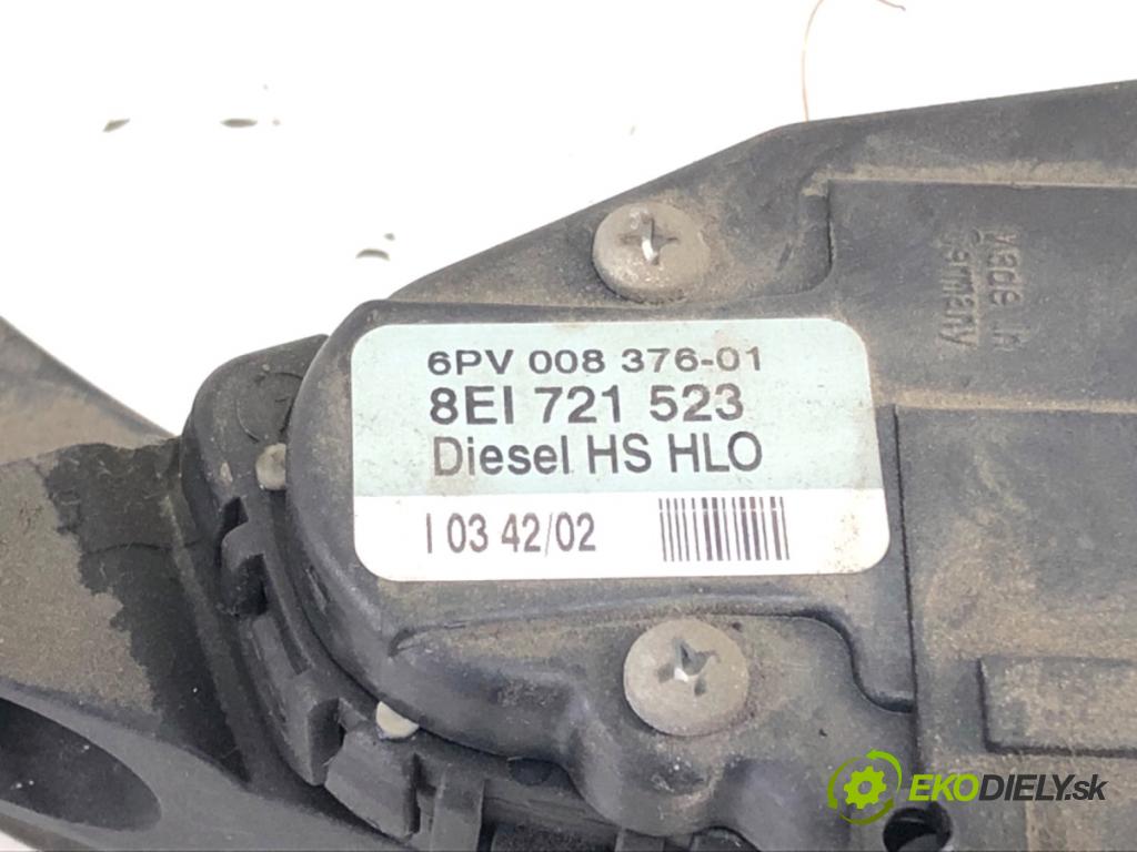 AUDI A4 B6 sedan 2002 96 kW 1.9 TDI 1896 Potenciometer plynu 8EI721523 (Potenciometer plynového pedálu)