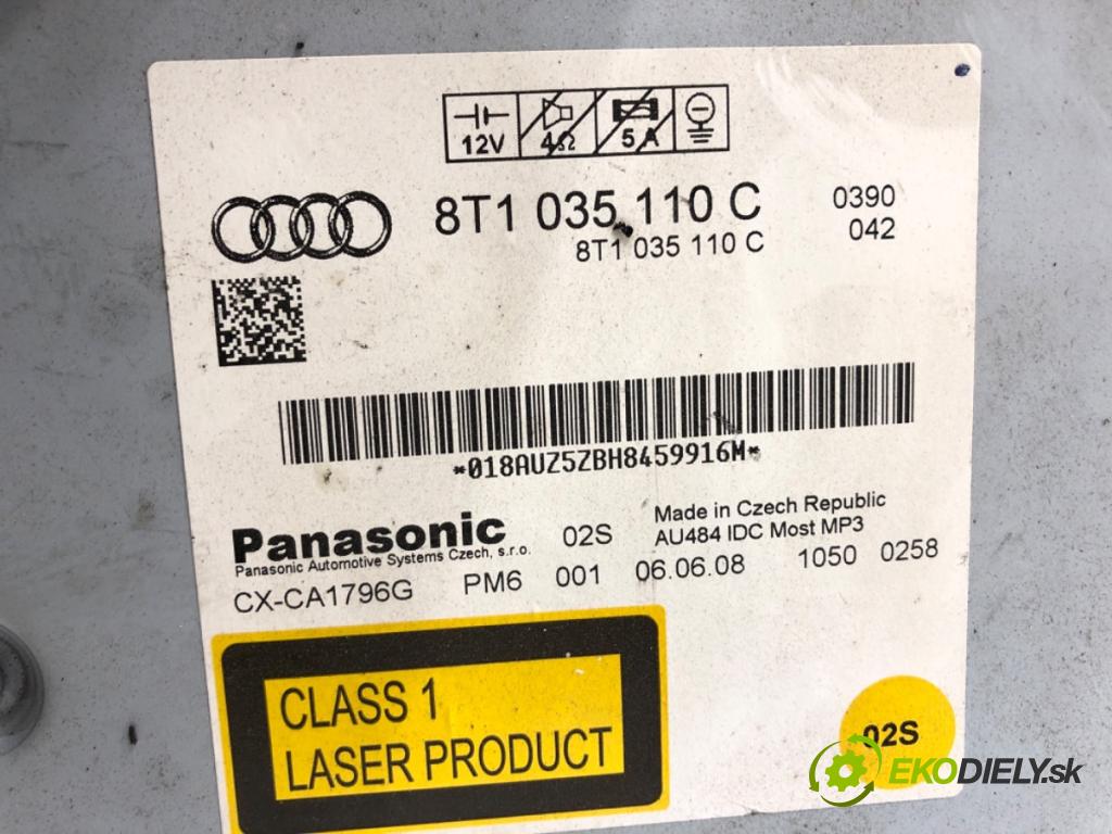 AUDI A4 B8 Kombi 2008 105 kW 2.0 TDI 1968 měnič CD 8T1035110C (CD měnič)