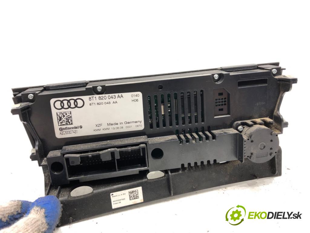 AUDI A4 B8 Kombi 2008 105 kW 2.0 TDI 1968 Panel ovládania kúrenia 8T1820043AA (Prepínacie páčky pod volantom)