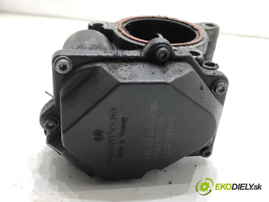 AUDI A4 B8 Kombi 2008 105 kW 2.0 TDI 1968 Škrtiaca klapka 03L128063C (Škrtiaca klapka)