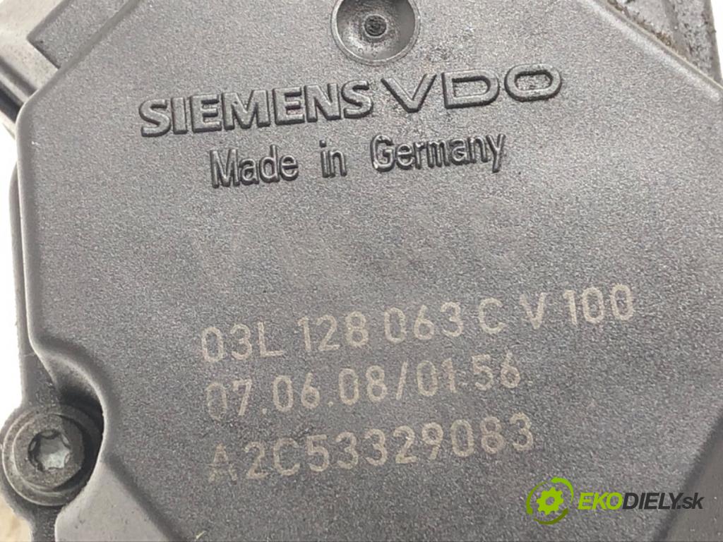 AUDI A4 B8 Kombi 2008 105 kW 2.0 TDI 1968 Škrtiaca klapka 03L128063C (Škrtiaca klapka)