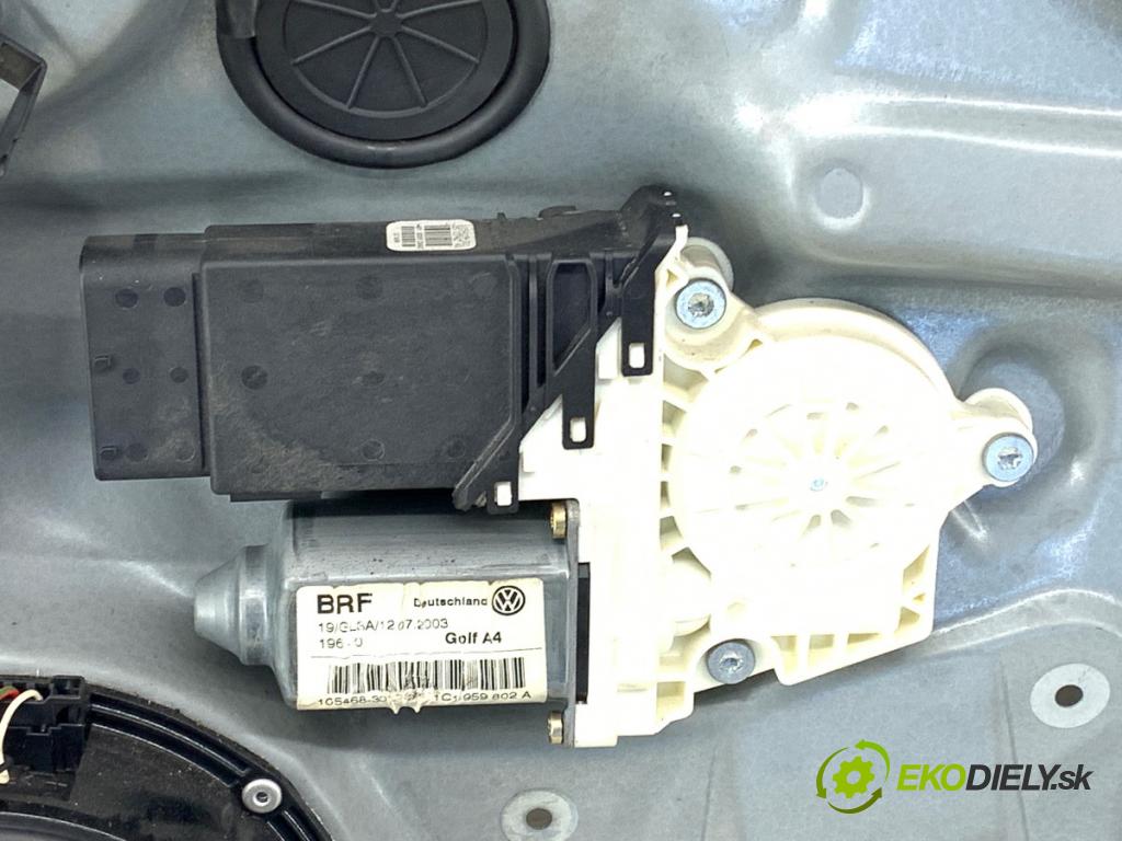 VW GOLF IV liftback 2003 55 kW 1.4 16V 1390 mechanismus okna pravý přední část 1J3837730BB