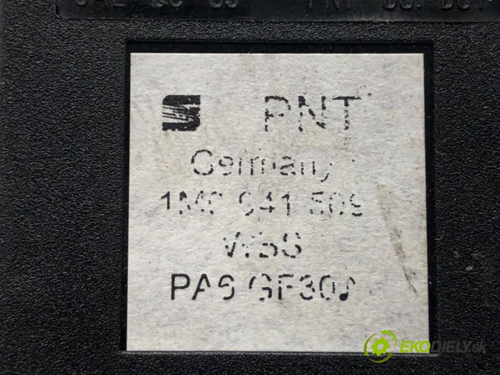 SEAT LEON I liftback 2000 66 kW 1.9 TDI 1896 Spínač svetiel výstražných (núdzových) 1M0641509 (Prepínacie páčky pod volantom)