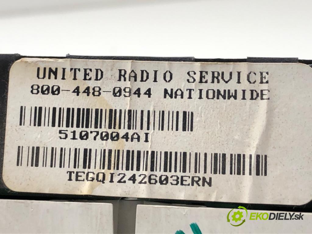 DODGE CALIBER liftback 2006 103 kW 2.0 CRD 1968 Prístrojovka  (Prístrojová doska)