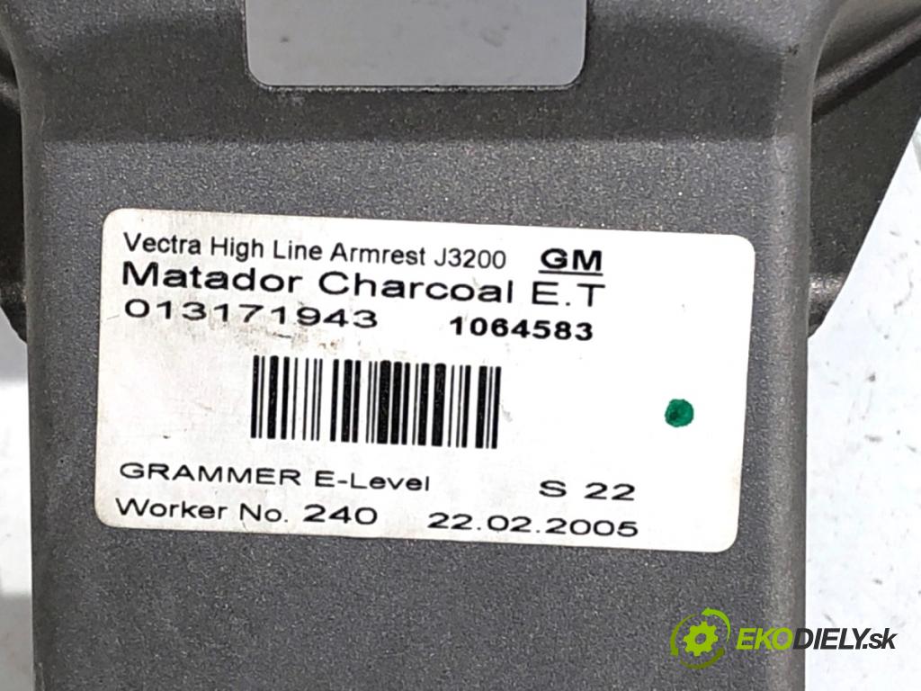 OPEL VECTRA C sedan 2005 88 kW 1.9 CDTI (F69) 1910 Lakťová opierka  (Lakťová opierka)