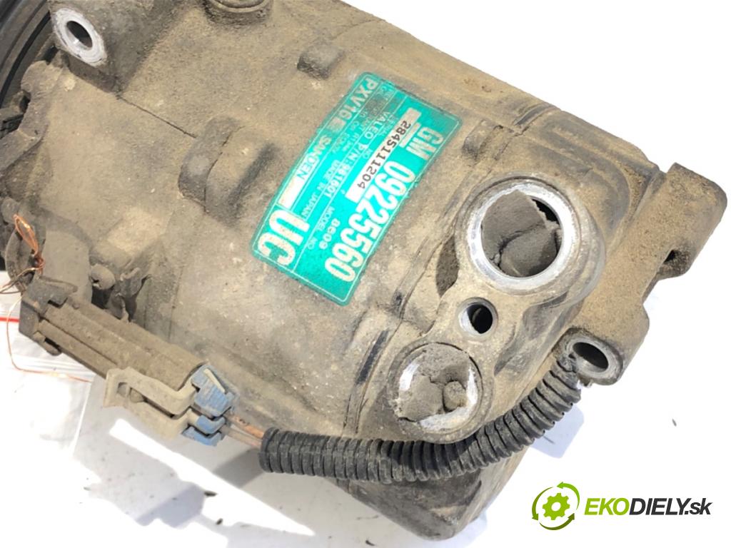 OPEL SIGNUM liftback 2003 129 kW 2.0 Turbo (F48) 1998 Kompresor klimatizácie 09225560 (Kompresor klimatizácie)