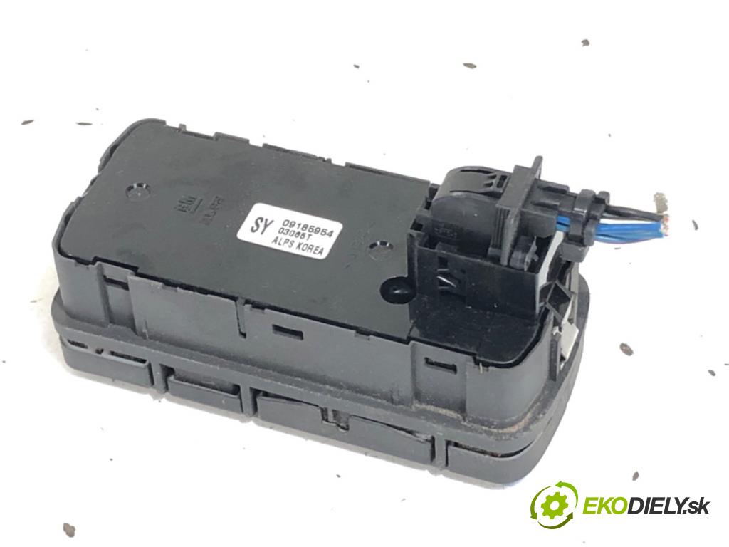 OPEL SIGNUM liftback 2003 129 kW 2.0 Turbo (F48) 1998 Prepínač okien 687833988 (Prepínacie páčky pod volantom)