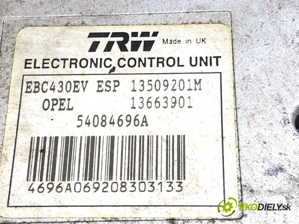 OPEL SIGNUM liftback 2003 129 kW 2.0 Turbo (F48) 1998 pumpa ABS 09191497 (Pumpa ABS)
