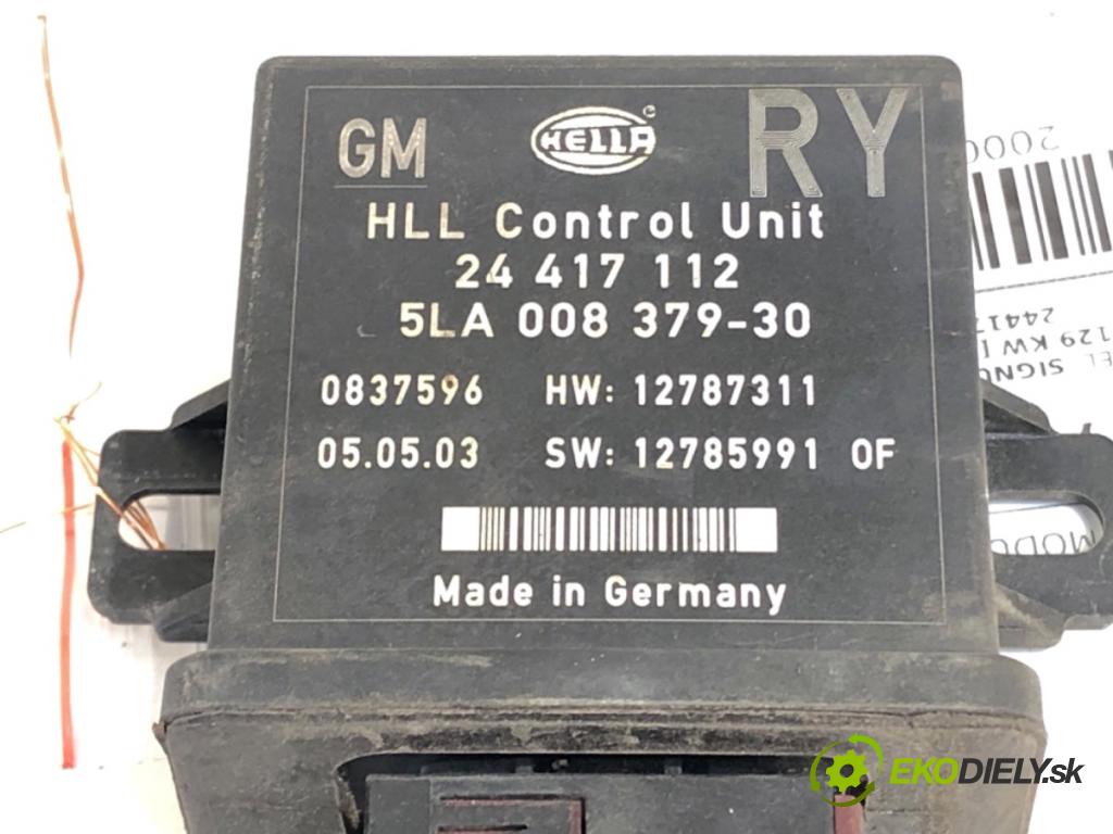 OPEL SIGNUM liftback 2003 129 kW 2.0 Turbo (F48) 1998 Modul svetiel 24417112 (Riadiaca jednotka ostatné)