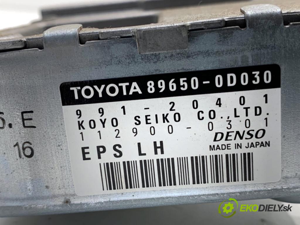 TOYOTA YARIS I liftback 2003 64 kW 1.3 (SCP12_, SCP13_) 1298 Modul servočerpadlo 89650-0D030 (Riadiaca jednotka ostatné)