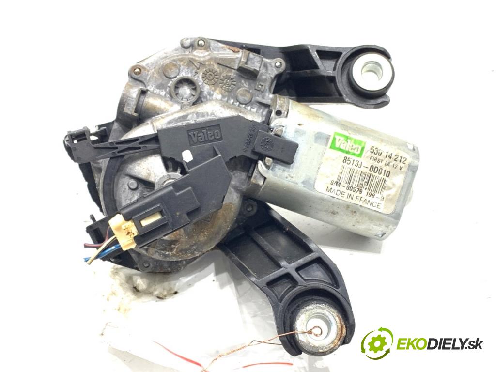TOYOTA YARIS I liftback 2003 64 kW 1.3 (SCP12_, SCP13_) 1298 motor stěračů zadní část 85130-0D010