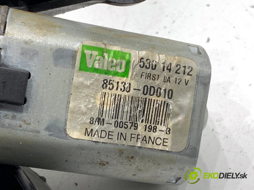 TOYOTA YARIS I liftback 2003 64 kW 1.3 (SCP12_, SCP13_) 1298 motor stěračů zadní část 85130-0D010