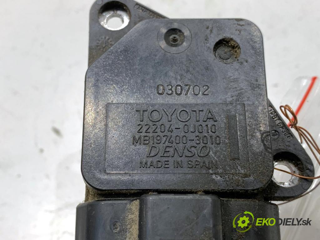 TOYOTA YARIS I liftback 2003 64 kW 1.3 (SCP12_, SCP13_) 1298 Váha vzduchu 22204-0J010 (Váha vzduchu)