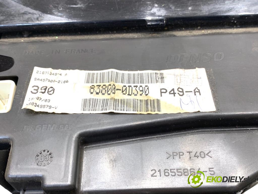 TOYOTA YARIS I liftback 2003 64 kW 1.3 (SCP12_, SCP13_) 1298 Prístrojovka 83800-0D390 (Prístrojová doska)