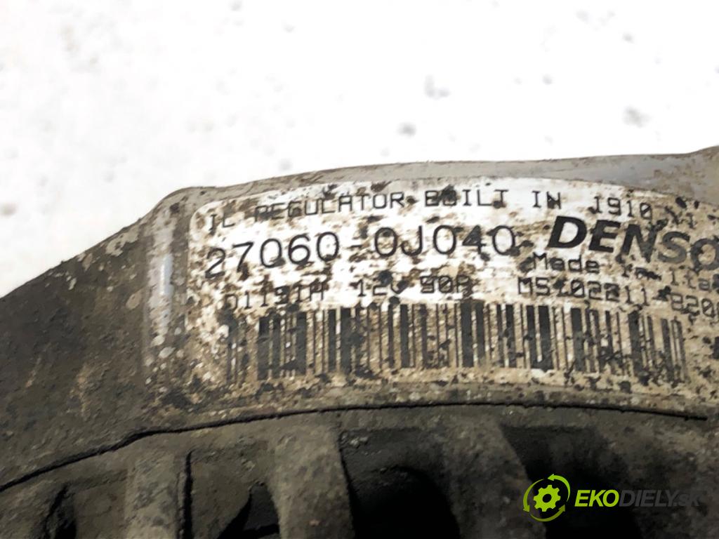 TOYOTA YARIS I liftback 2003 64 kW 1.3 (SCP12_, SCP13_) 1298 Alternátor 27060-0J040 (Alternátor)