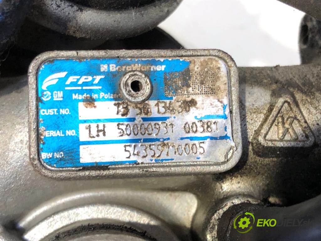 OPEL CORSA D liftback 2007 55 kW 1.3 CDTI (L08, L68) 1248 turbo 735013430 (Kompletní turbodmychadlo)