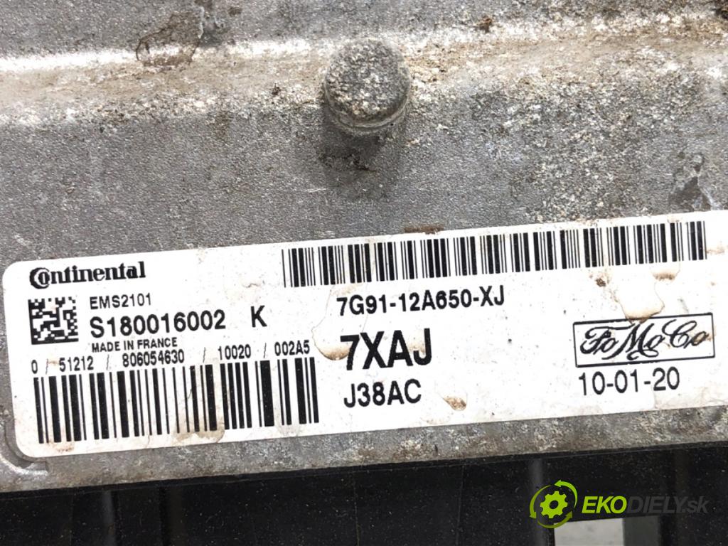 FORD MONDEO MK4 Kombi 2010 81 kW 1.6 Ti 1596 riadiaca jednotka Motor 7G91-12A650-XJ (Riadiaca jednotka)