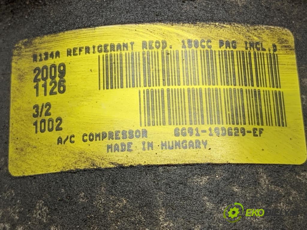 FORD MONDEO MK4 Kombi 2010 81 kW 1.6 Ti 1596 Kompresor klimatizácie 6G91-19D629-EF (Kompresor klimatizácie)