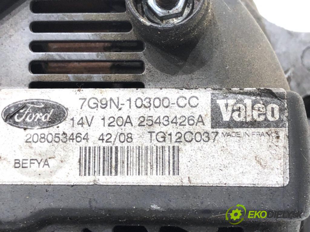 FORD MONDEO MK4 Kombi 2010 81 kW 1.6 Ti 1596 Alternátor 7G9N-10300-CC (Alternátor)