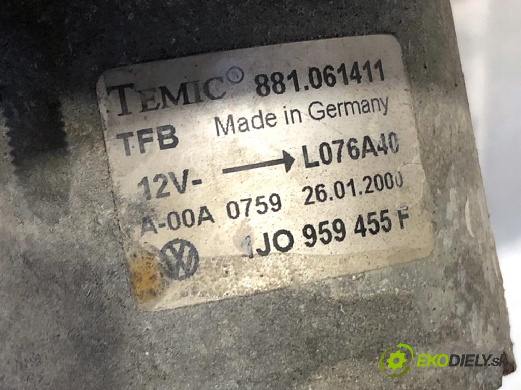 VW GOLF IV liftback 2000 66 kW 1.9 TDI 1896 Ventilátor chladiča 1J0959455F (Ventilátor)