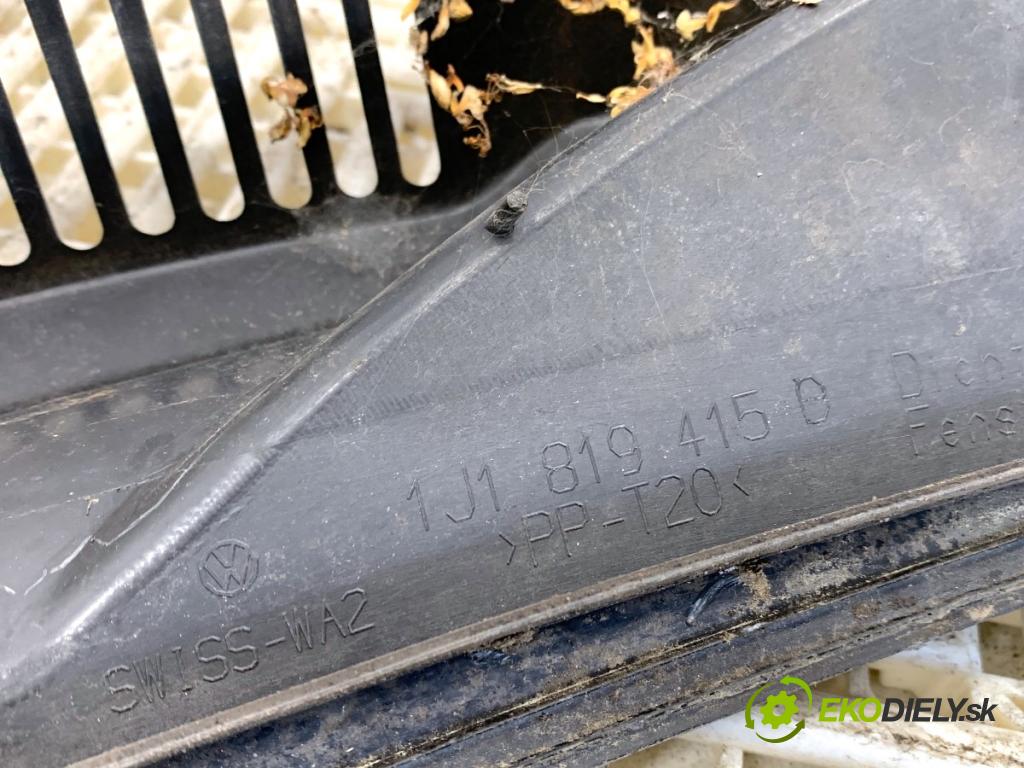 VW GOLF IV liftback 2000 66 kW 1.9 TDI 1896 Torpédo, plast pod čelné okno 1J1819415 (Torpédo (plast pod čelným sklom))