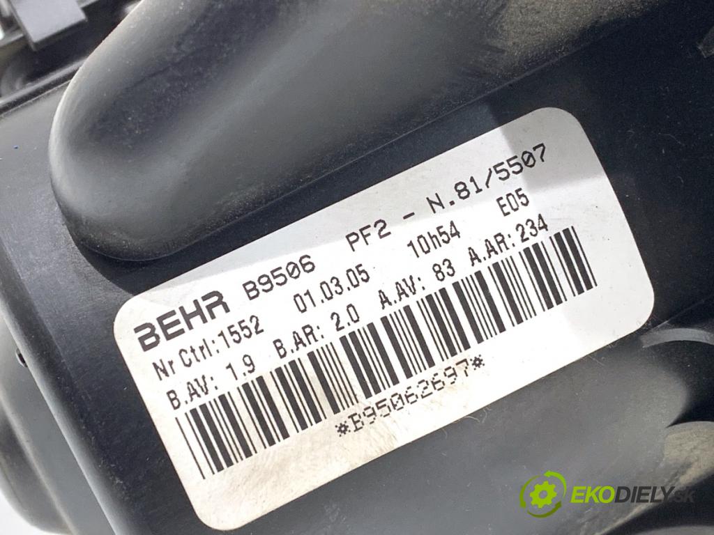 CITROEN C4 I liftback 2005 66 kW 1.6 HDi 1560 topení B9506