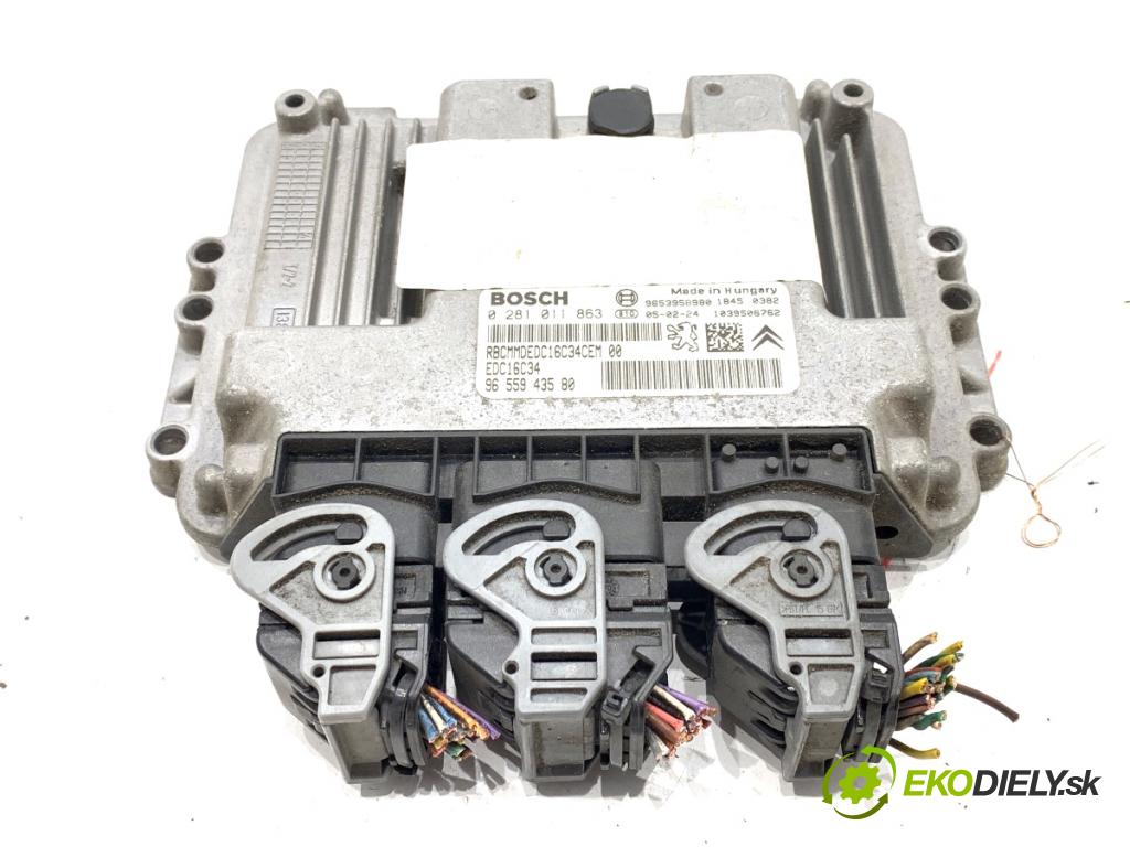 CITROEN C4 I liftback 2005 66 kW 1.6 HDi 1560 riadiaca jednotka Motor 9655943580 (Riadiaca jednotka)