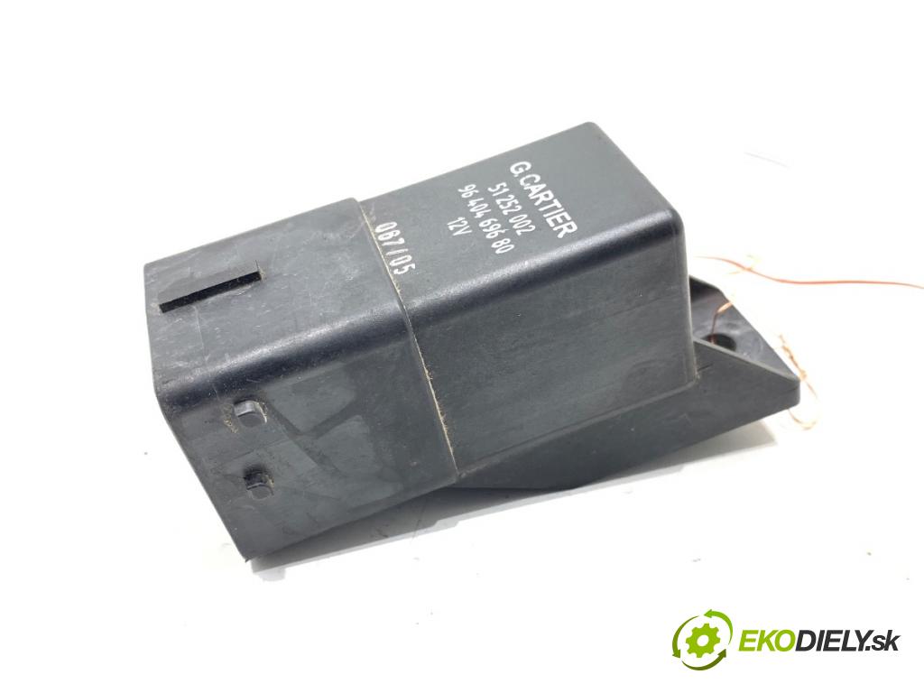 CITROEN C4 I liftback 2005 66 kW 1.6 HDi 1560 relé sviečok žhavenia 9640469680 (Relé)