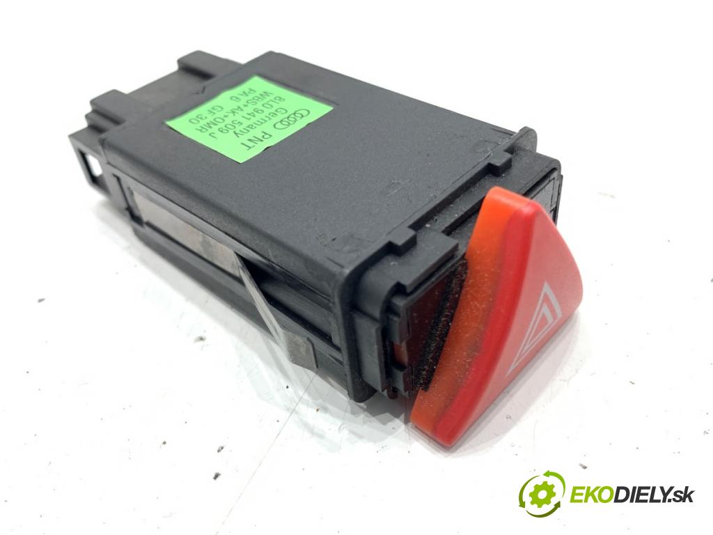 AUDI A3 8L liftback 2000 74 kW 1.6 1595 Spínač svetiel výstražných (núdzových) 8L0941509J (Prepínacie páčky pod volantom)