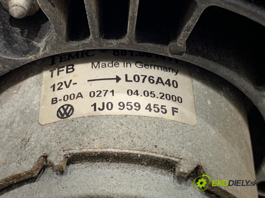 AUDI A3 8L liftback 2000 74 kW 1.6 1595 ventilátor chladiče 1J0959455F (Ventilátor)