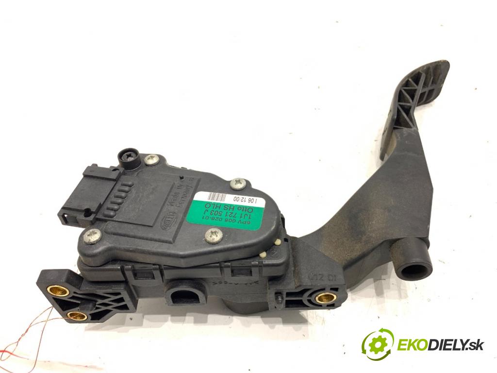 AUDI A3 8L liftback 2000 74 kW 1.6 1595 Potenciometer plynu 1J1721503J (Potenciometer plynového pedálu)