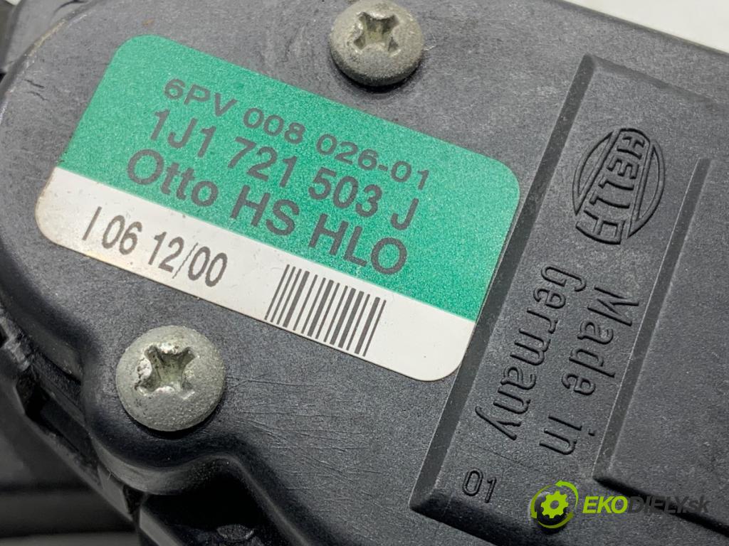 AUDI A3 8L liftback 2000 74 kW 1.6 1595 Potenciometer plynu 1J1721503J (Potenciometer plynového pedálu)