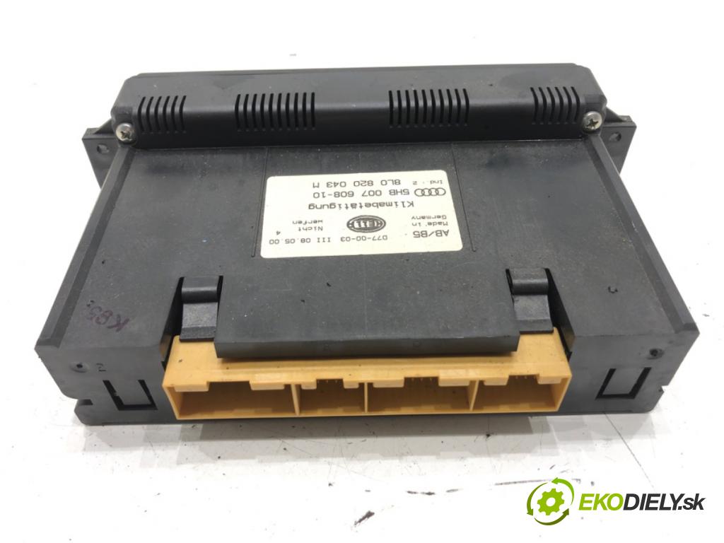 AUDI A3 8L liftback 2000 74 kW 1.6 1595 Panel ovládania kúrenia 8L0820043M (Prepínacie páčky pod volantom)