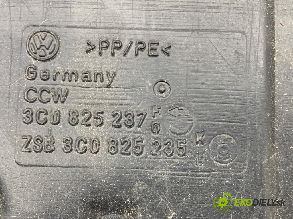 VW PASSAT B6 sedan 2006 103 kW 2.0 TDI 1968 clona pod motor plastová 3C0825237F