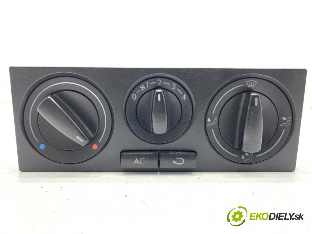 VW GOLF IV liftback 2000 85 kW 1.9 TDI 1896 Panel ovládania kúrenia 1J0820045F (Prepínacie páčky pod volantom)