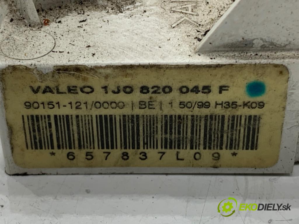 VW GOLF IV liftback 2000 85 kW 1.9 TDI 1896 Panel ovládania kúrenia 1J0820045F (Prepínacie páčky pod volantom)