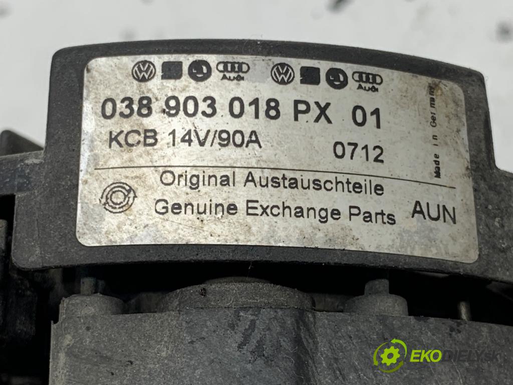 VW GOLF IV liftback 2000 85 kW 1.9 TDI 1896 Alternátor 038903018PX (Alternátor)
