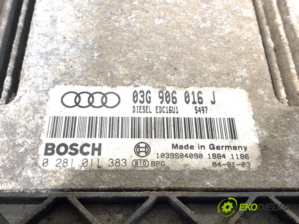 AUDI A3 8P liftback 2004 77 kW 1.9 TDI 1896 riadiaca jednotka Motor 03G906016J (Riadiaca jednotka)