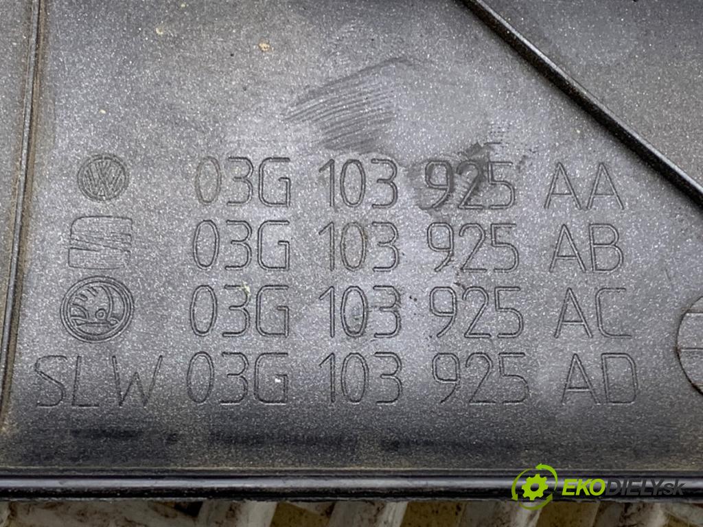 AUDI A3 8P liftback 2004 77 kW 1.9 TDI 1896 kryt motora 03G103925AA (Kryt motoru )