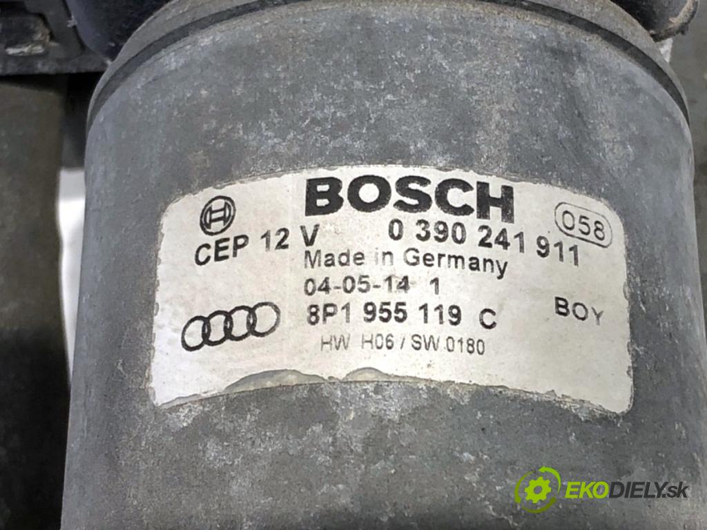 AUDI A3 8P liftback 2004 77 kW 1.9 TDI 1896 Mechanizmus stieračov predný 8P1955119C (Motorček stieračov predný)