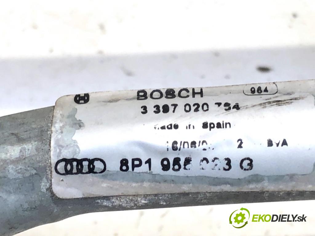 AUDI A3 8P liftback 2004 77 kW 1.9 TDI 1896 Mechanizmus stieračov predný 8P1955119C (Motorček stieračov predný)